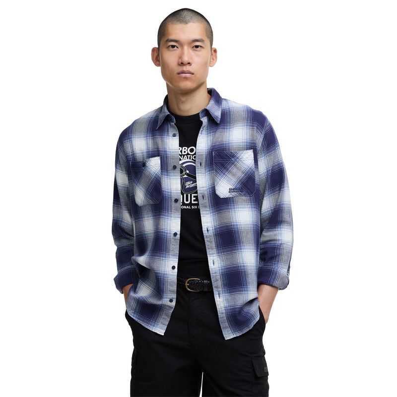 Barbour International Buffalo Check Long-Sleeved Shirt image number 0
